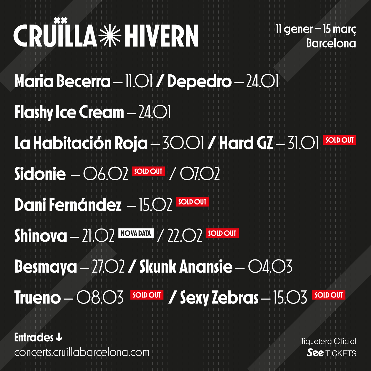 Cruïlla Hivern 2025