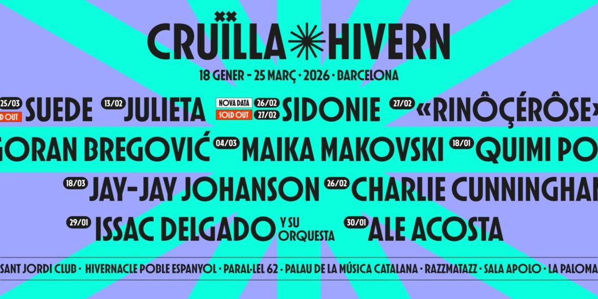 Cruïlla Hivern 2026